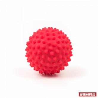 Masážní míček Spike ball WORKOUT - červený
