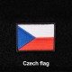 Nášivka české vlajky se suchým zipem 7 x 5 cm