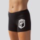 Dámské šortky Renewed Vigor Booty Shorts (Black / White Logo)