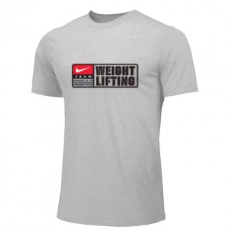 Pánské tričko Nike Weightlifting Team - Šedé