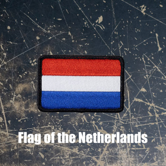 Nášivka nizozemské vlajky se suchým zipem 7 x 5 cm