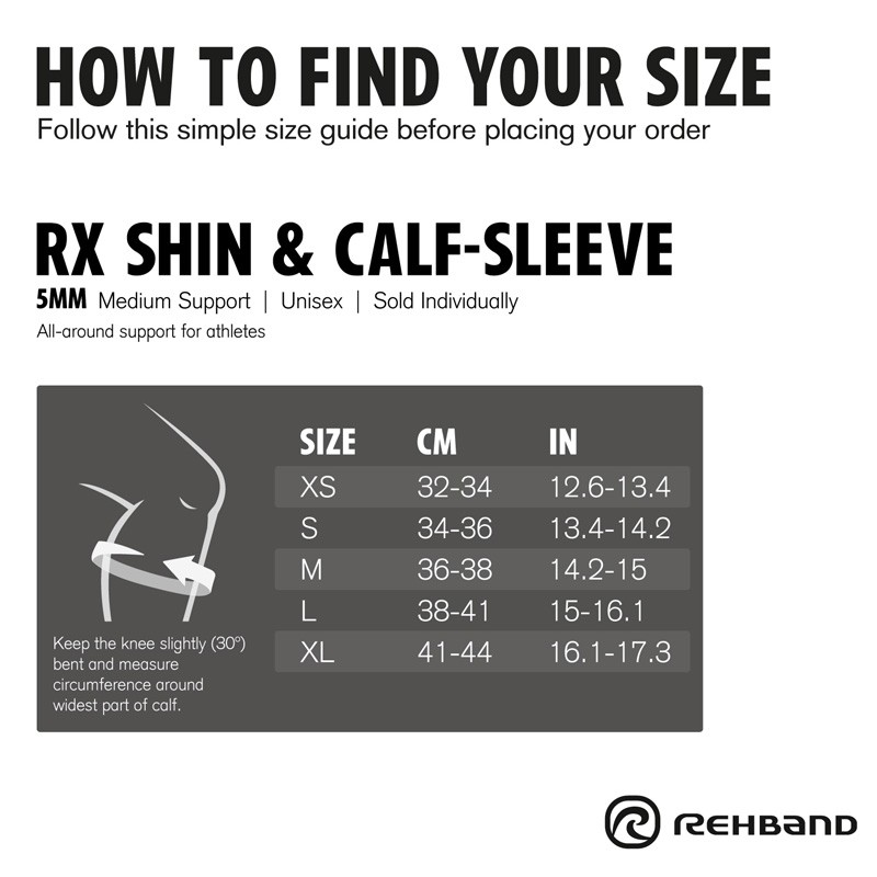 Výhodný set Bandáž lýtka/holeně RX 5 mm, camo/černá (2 kusy)