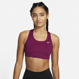 Dámská sportovní podprsenka Nike Swoosh - medium support purple