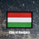 Nášivka maďarské vlajky se suchým zipem 7 x 5 cm