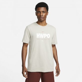 Pánské tričko Nike HWPO - béžová