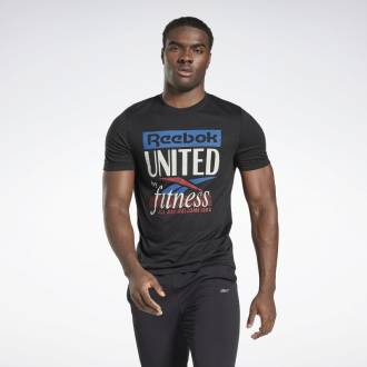 Pánské tričko Reebok United - černé
