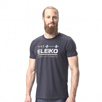 Pánské tričko Eleiko Sign B - Strong grey