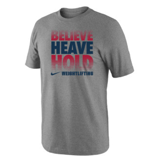 Pánské tričko Nike Believe Heave Hold - šedé