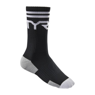 Ponožky TYR Crew - černá/bílá