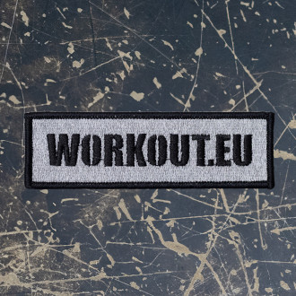 Nášivka se suchým zipem WORKOUT - 11 x 3,5 cm