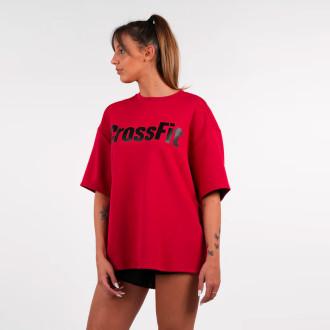 Unisex tričko CrossFit Smurf oversized Northern Spirit red alert