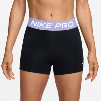 D&aacute;msk&eacute; funkčn&iacute; &scaron;ortky Nike Pro čern&eacute; fialov&eacute;