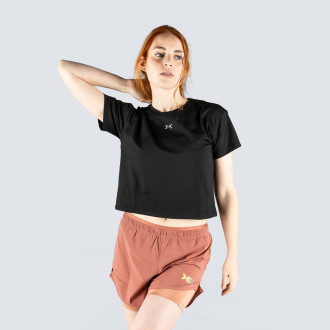 D&aacute;msk&yacute; top Tech Move Crop Top - čern&aacute;