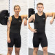 Vzpěračský dres WORKOUT 2.0 profi unisex - black