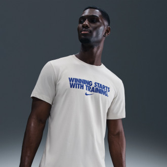 P&aacute;nsk&eacute; tričko Nike - winning starts with training - blue