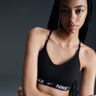 D&aacute;msk&aacute; sportovn&iacute; podprsenka Nike Nike Indy Light Support - čern&aacute;/b&iacute;l&aacute;
